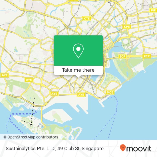 Sustainalytics Pte. LTD., 49 Club St map