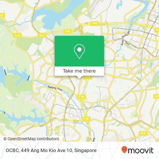 OCBC, 449 Ang Mo Kio Ave 10地图