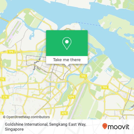 Goldshine International, Sengkang East Way map