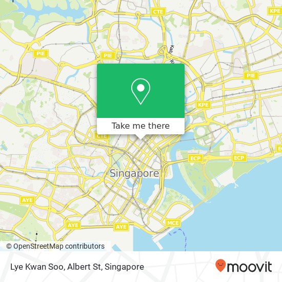 Lye Kwan Soo, Albert St map