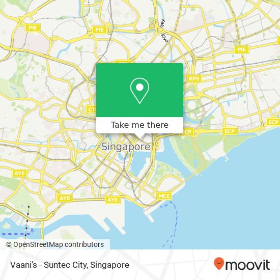 Vaani's - Suntec City map