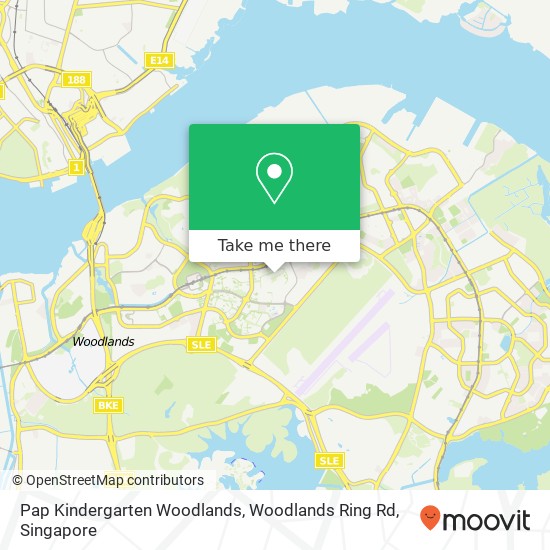 Pap Kindergarten Woodlands, Woodlands Ring Rd地图