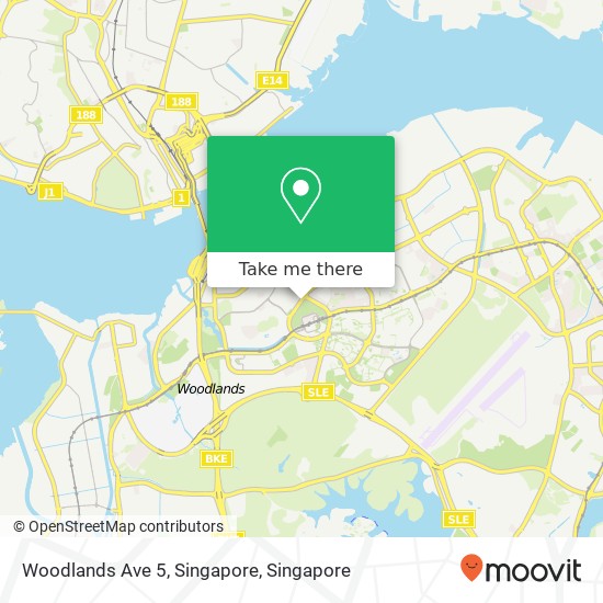 Woodlands Ave 5, Singapore map