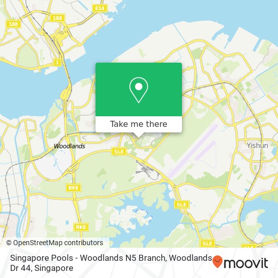 Singapore Pools - Woodlands N5 Branch, Woodlands Dr 44 map