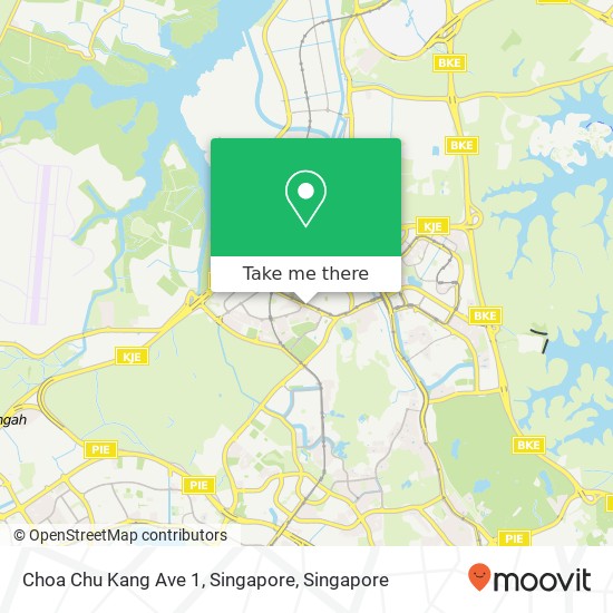 Choa Chu Kang Ave 1, Singapore map