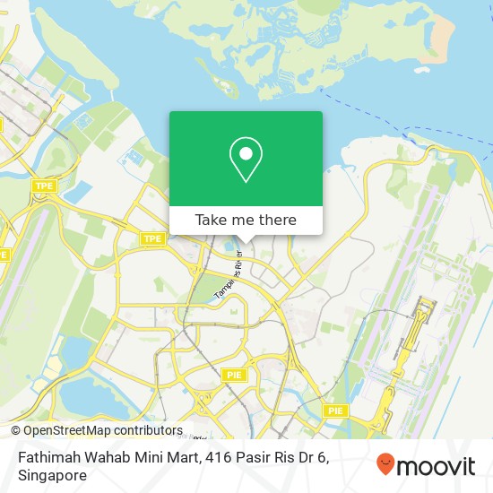 Fathimah Wahab Mini Mart, 416 Pasir Ris Dr 6 map