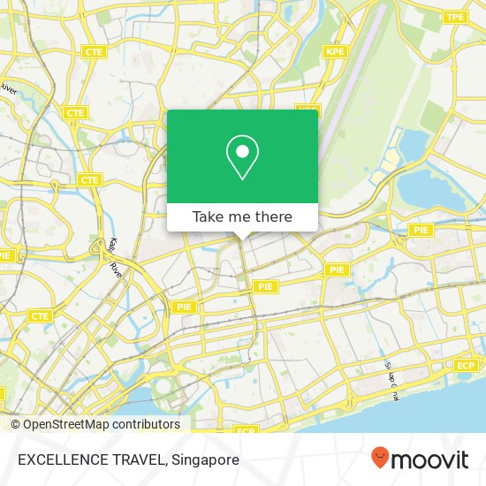 EXCELLENCE TRAVEL map