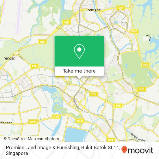 Promise Land Image & Furnishing, Bukit Batok St 11 map