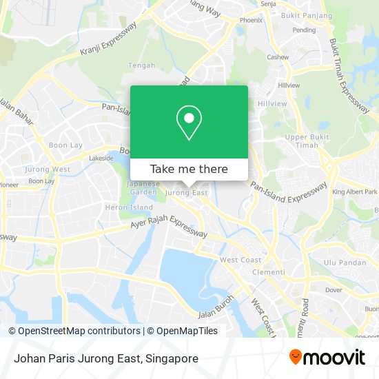 Johan Paris Jurong East map