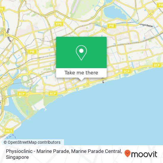 Physioclinic - Marine Parade, Marine Parade Central map