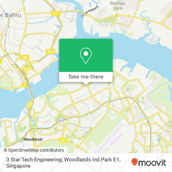 3 Star Tech Engineering, Woodlands Ind Park E1 map