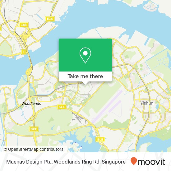 Maenas Design Pta, Woodlands Ring Rd地图