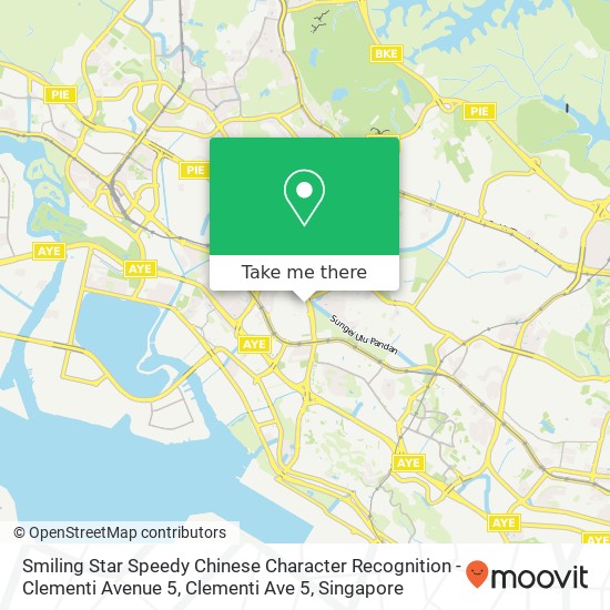 Smiling Star Speedy Chinese Character Recognition - Clementi Avenue 5, Clementi Ave 5地图
