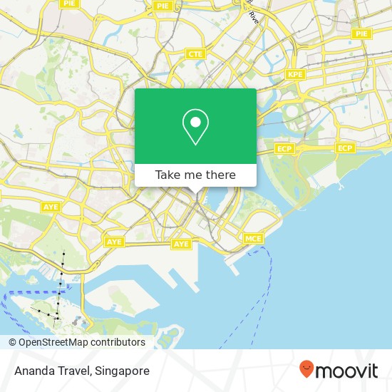 Ananda Travel map