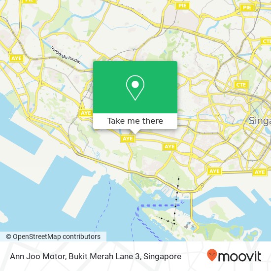 Ann Joo Motor, Bukit Merah Lane 3 map
