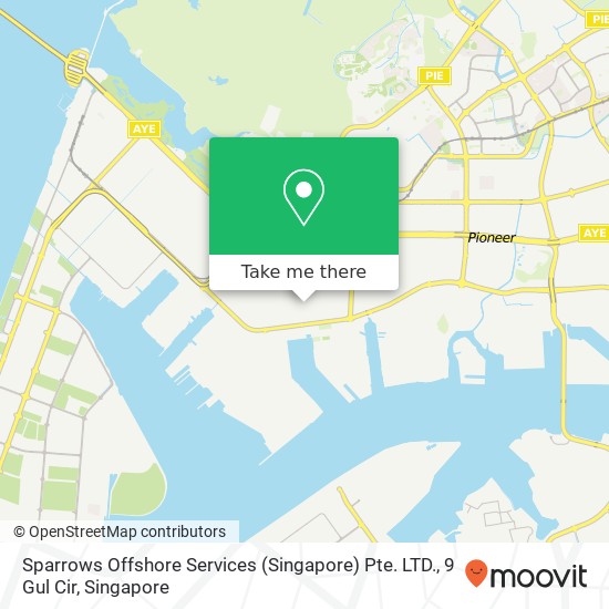 Sparrows Offshore Services (Singapore) Pte. LTD., 9 Gul Cir map