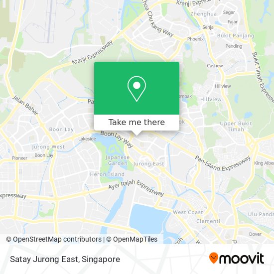 Satay Jurong East map