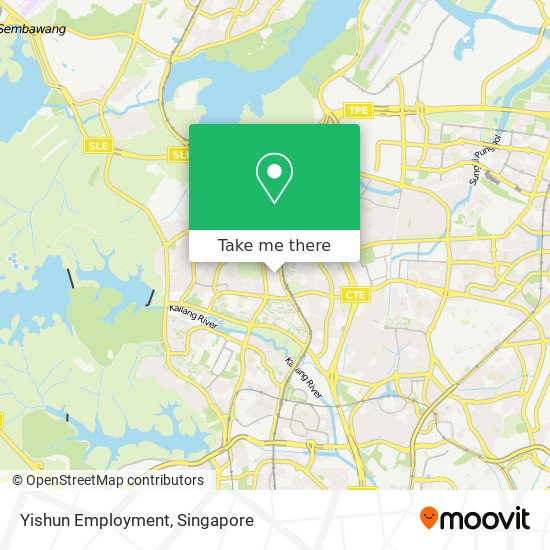 Yishun Employment map