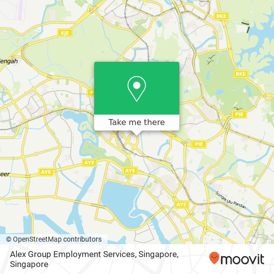 Alex Group Employment Services, Singapore地图