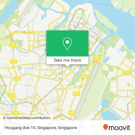 Hougang Ave 10, Singapore地图