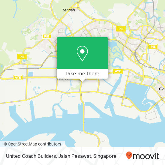 United Coach Builders, Jalan Pesawat map