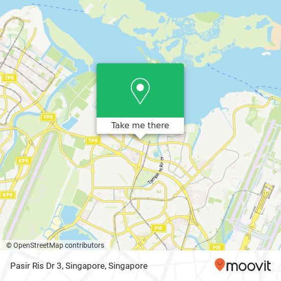 Pasir Ris Dr 3, Singapore map