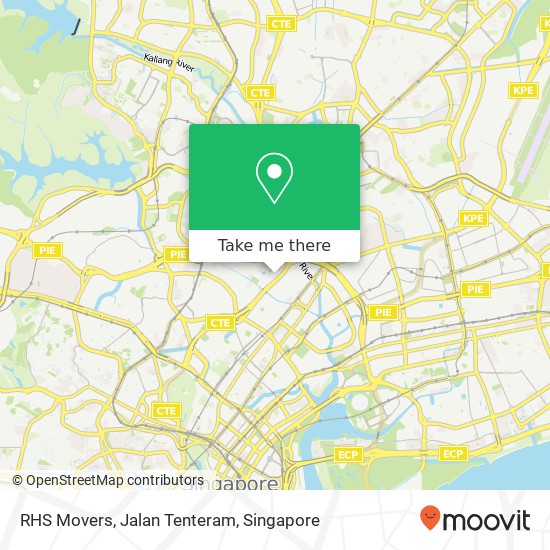 RHS Movers, Jalan Tenteram map