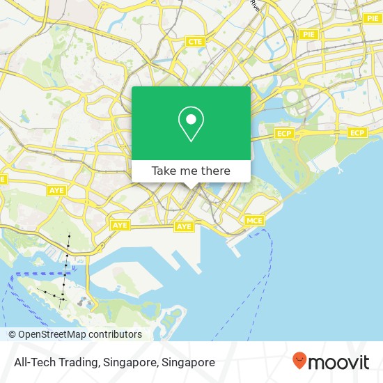All-Tech Trading, Singapore map
