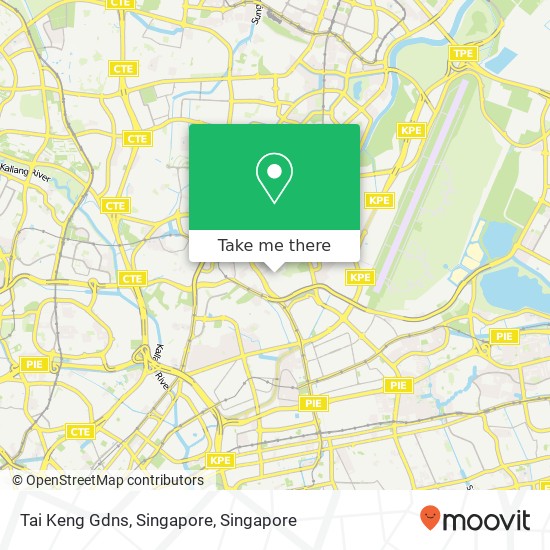 Tai Keng Gdns, Singapore map