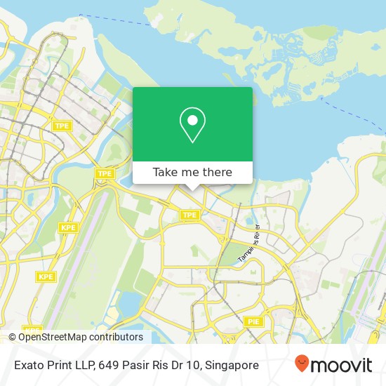 Exato Print LLP, 649 Pasir Ris Dr 10地图