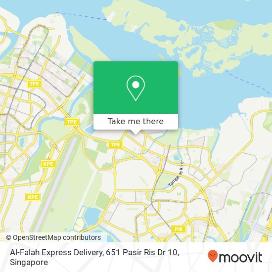 Al-Falah Express Delivery, 651 Pasir Ris Dr 10 map