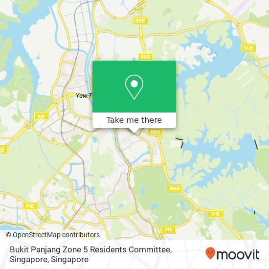 Bukit Panjang Zone 5 Residents Committee, Singapore地图