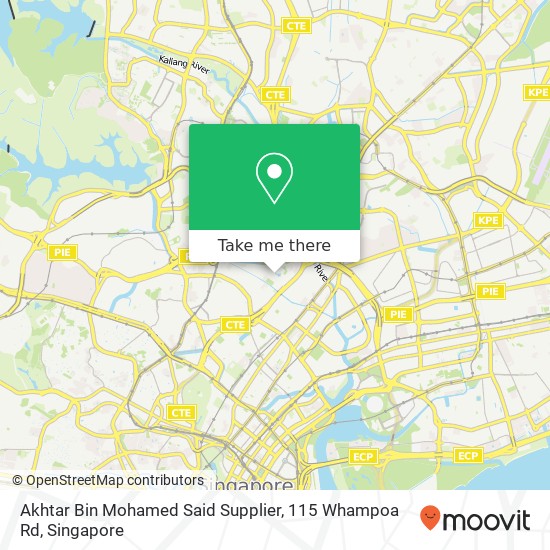 Akhtar Bin Mohamed Said Supplier, 115 Whampoa Rd地图