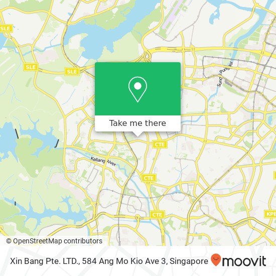 Xin Bang Pte. LTD., 584 Ang Mo Kio Ave 3地图