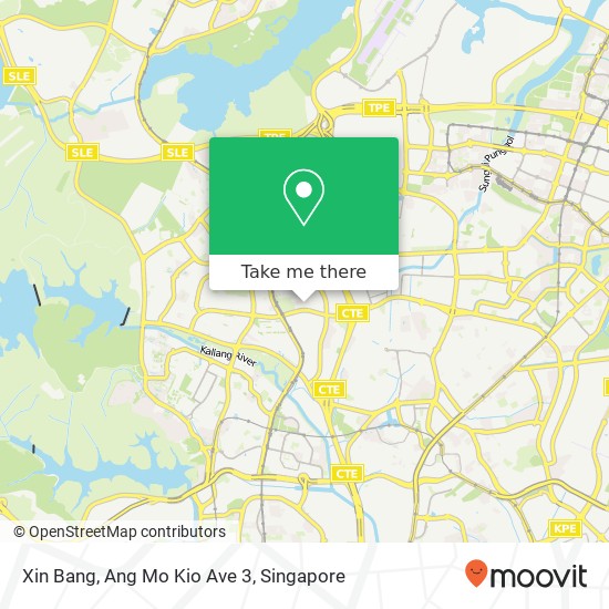 Xin Bang, Ang Mo Kio Ave 3地图