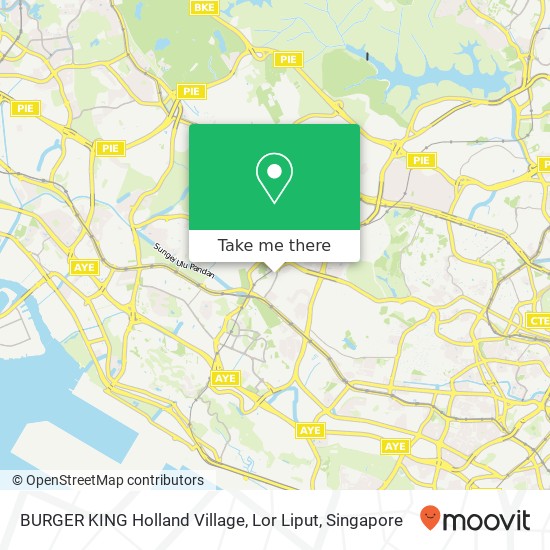 BURGER KING Holland Village, Lor Liput地图