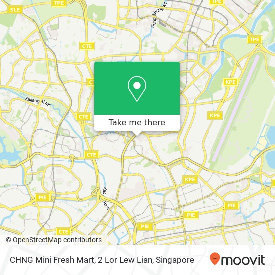 CHNG Mini Fresh Mart, 2 Lor Lew Lian map