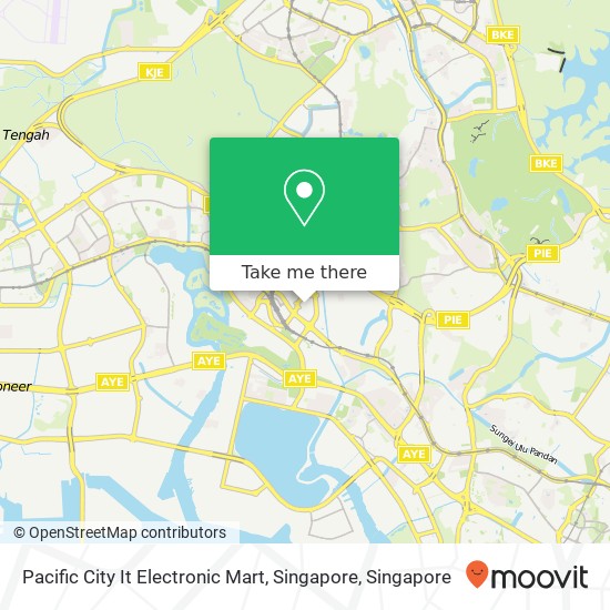 Pacific City It Electronic Mart, Singapore map