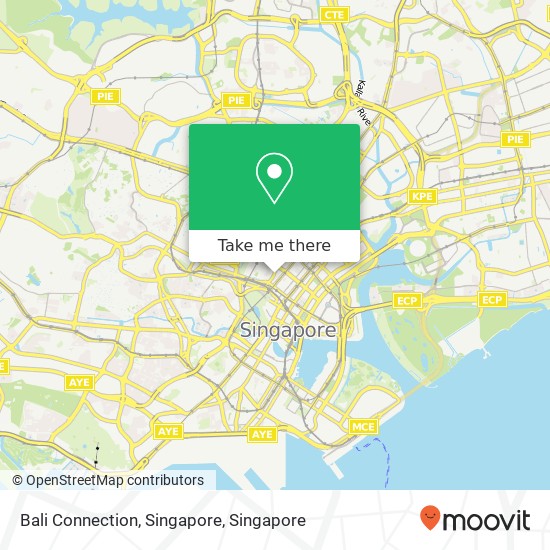 Bali Connection, Singapore map