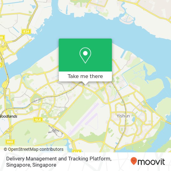 Delivery Management and Tracking Platform, Singapore map