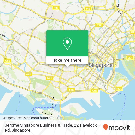 Jerome Singapore Business & Trade, 22 Havelock Rd地图