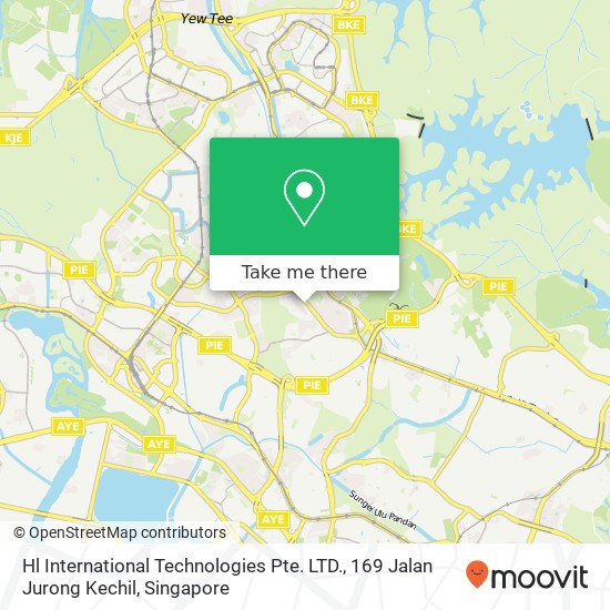 Hl International Technologies Pte. LTD., 169 Jalan Jurong Kechil map