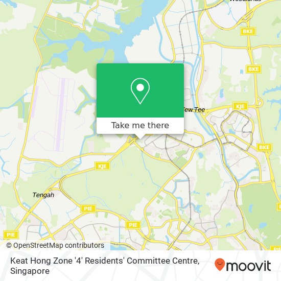 Keat Hong Zone '4' Residents' Committee Centre, Choa Chu Kang Ave 4地图