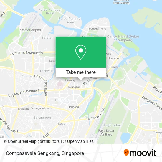 Compassvale Sengkang map