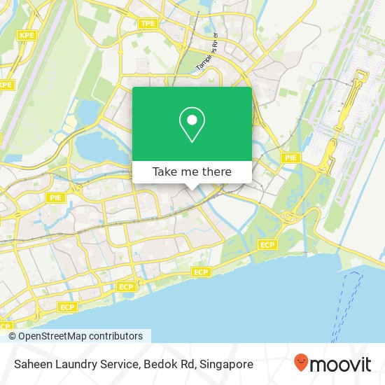 Saheen Laundry Service, Bedok Rd map