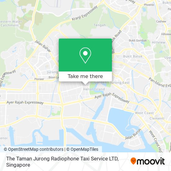 The Taman Jurong Radiophone Taxi Service LTD地图