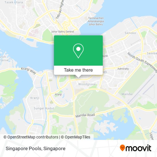 Singapore Pools map