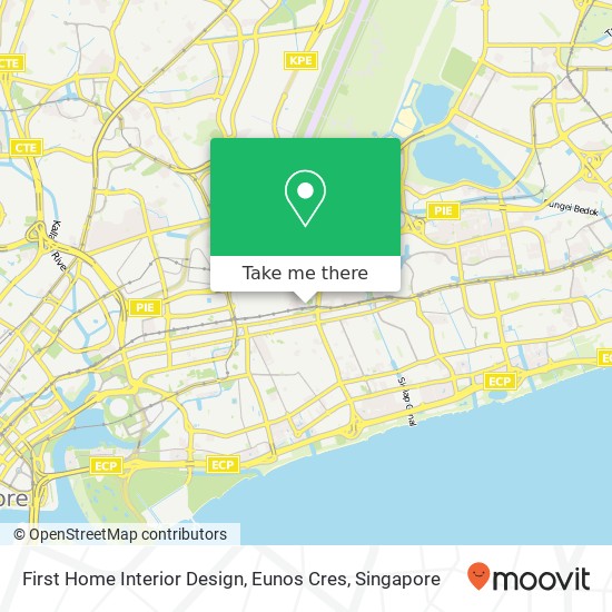 First Home Interior Design, Eunos Cres map