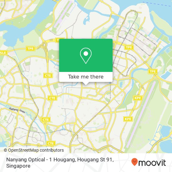 Nanyang Optical - 1 Hougang, Hougang St 91 map