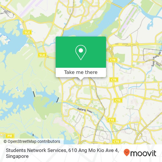 Students Network Services, 610 Ang Mo Kio Ave 4地图